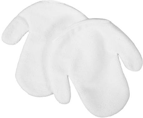 NOLITOY Gesichtspeeling-Peeling-Handschuhe Tiefenpeeling-Handschuhe Gesichtspeeling-Peeling-Handschuh Gesichtsreinigungshandschuh Hautentferner Für Abgestorbene Trockene Haut