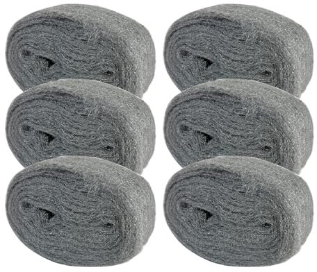 GEOGIEEW 24m Steel Wool Mice Blocker 000 - Heavy Duty Rodent Proof for Kitchen/Garage/Attic/Garden | Chew-Proof Mouse Repellent, Multi-Use Polishing/Cleaning | DIY Home Solution