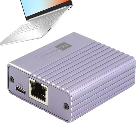 Ethernet Kabel Splitter WLAN Verteiler 1 Eingang 4 Ausgänge | Datenübertragung Zubehör Hohe Geschwindigkeit mit Geringer Latenz für Laptop PC Drucker Kamera TV Box