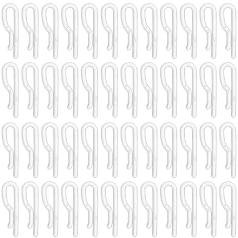 Clip de Cravate Transparent 36mm en Plastique, Lot de 100 | Application D’une Main, Retrait Facile, Maintien Stable, pour Chemise et Cravate en Usage Formel