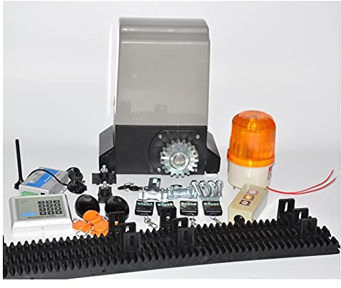 Drehtorantrieb 1200kg KIT SET GATE GATES SCHIEBESCHIEBER AUTOMATIKÖFFNER MOTOR 6m- oder 7M-Schienen(Kit 8)