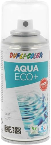 DUPLI-COLOR AQUA ECO+ Klarlack Transparent matt 150 ml - Sprühlack | Versiegelung auf Wasserbasis, vegan, schnelltrocknend - für Holz, Metall, Kunststoff, Glas, Stein, Styropor & Spielzeug