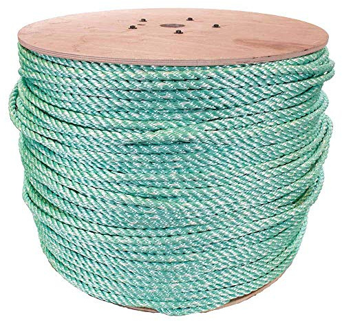 West Coast Paracord Twisted 3 Strand Polypropylene Rope (Cobalt Blue, 1/2 Inch, 100 Feet) - Waterproof and Floats in Water