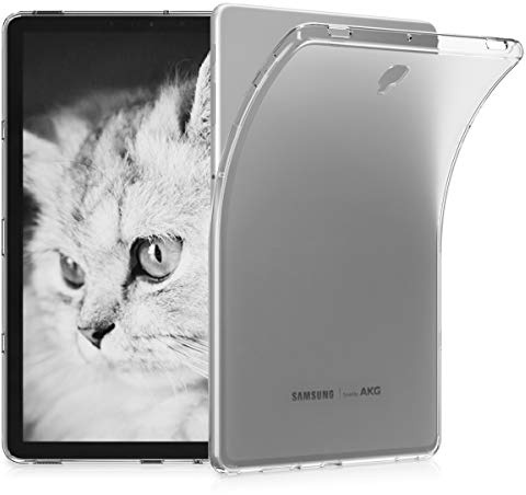 kwmobile Hülle kompatibel mit Samsung Galaxy Tab S4 10.5 Hülle - weiches TPU Silikon Case transparent - Tablet Cover Transparent