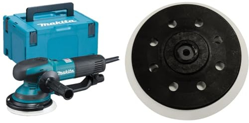 Makita BO6050J Ponceuse rotative excentrique 150 mm & Plateau de ponçage auto-agrippant souple pour BO6030 et BO6040 Ø150 mm - MAKITA 196684-1
