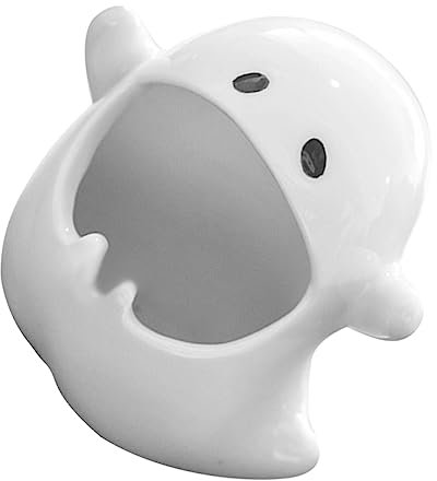 Happyyami Posacenere in Ceramica Portacenere Decorativo Forma Di Fantasma Posacenere Da Tavolo Per Uso Domestico e Ufficio