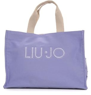 LIU JO Canvas Tote L Glicine