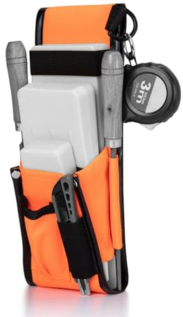 YARDMARIS Keiltasche Forst & Fällkeil Tasche – Robuste Holzfällertasche mit verstellbarem Gürtel für Alu- und Kunststoffkeile – Praktisches Forst Zubehör zum Fällen von Bäumen