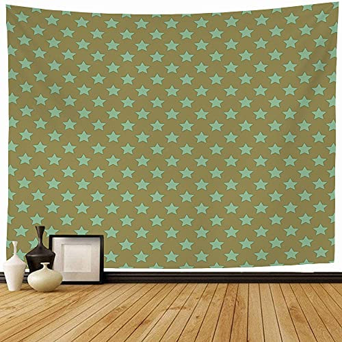 Wandtuch Retro Spaß Primitive Astronomie Sage Wiederholen Stern Muster Party Abstrakte Texturen Wandteppich Kunst Wandteppiche Waschbar Wand Dekoration Für Wohnheim Zimmer Wohnzimmer 130x152cm