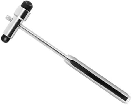 COZERI Neurologischer Reflexhammer, Trömner Multifunktionaler Medizinischer Reflexdiagnosehammer mit Doppel-Kunststoffkopf, Perkussionshammer für Neuro-Reflextests