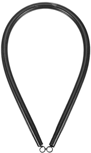 sourcing map Curvatubi a molla in PVC, diametro esterno 20 mm, lunghezza 1000 mm, molla piegatubi per tubi in idropotenza domestica, nero