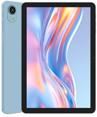 Haehne Tablette 10 Pouces Android, Double Caméras, WiFi, Bluetooth Blue