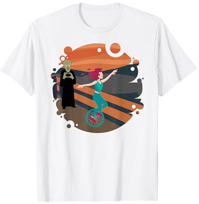 Einrad Einradfahrer Einradfahrrad Zirkus Stunt Damen Einrad T-Shirt