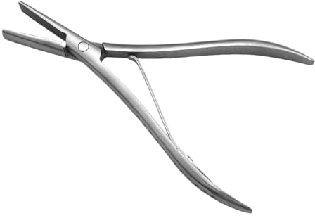 Pince manuelle pour extensions capillaires Pince à mâchoires plates | Clamp de fixation pour extensions capillaires Kit d'outils de salon pour collage adhésif