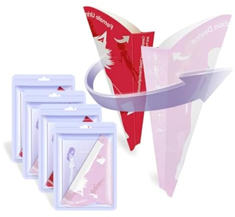 Fancysky Urinella für Frauen Tragbares, Papier Wasserdichtes Urinal für Frauen (C, 40pcs)