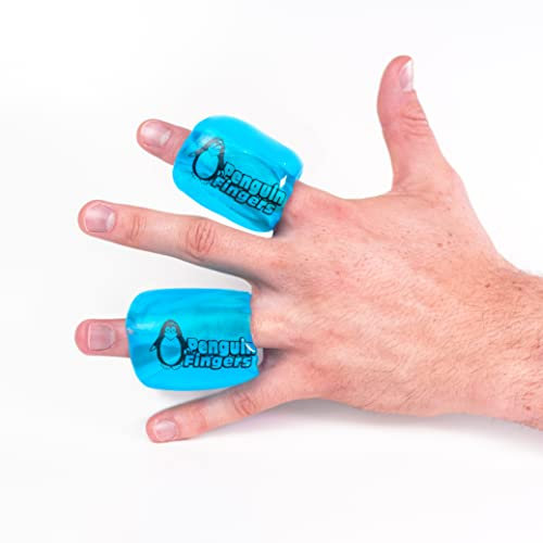 Finger-und Zehen-Kaltes-Gel-Eis-Pack, von Penguin Fingers. Kaltes Kompressions-Pack für Finger und Zehen, Arthritis, Gicht, Verletzungen. Kryotherapie-Hülse. Beste Preise (Doppelpackung)