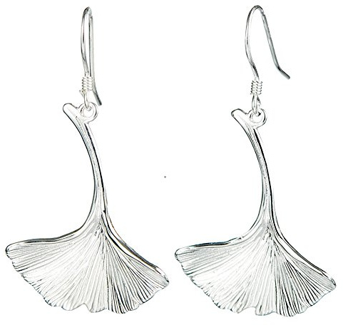 Helen de Lete Ginkgo Blatt 925 Sterling-Silber Schmuck Set
