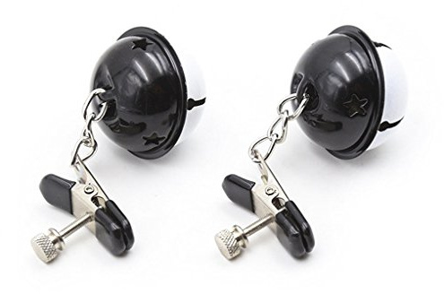 Pinces à tétons avec clochette - Pour hommes et femmes - Jouet sexuel SM pour les lèvres - Clip clitoris - Pour le bondage fétichiste - Réglable