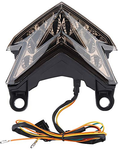 Motorrad LED Rücklicht Lampe Bremse Blinker Rücklicht Kompatibel Mit Z800 2013 2014:(schwarz)