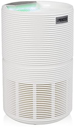 Princess Smart Air Purifier, CADR of 160 m³/h, Suitable for Spaces of 20 m², H13 HEPA Filter, Removes Up To 99.97% of Impurities, Sleep Mode, Quality Indicator Lights, Free Smartphone App