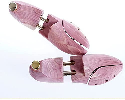 WSMNYH Protezione per Scarpe Natrutual cedri Uomo Scarpa in Legno Albero barella Shaper Keeper Regolabile Larghezza di Legno Scarpa Albero Shaper Tendiscarpe (Color : 35 36)