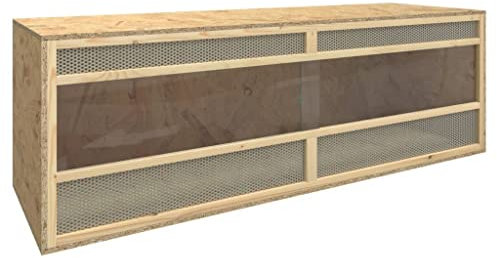 VidaXL Terrarium konstruerat trä 144x46x48 cm