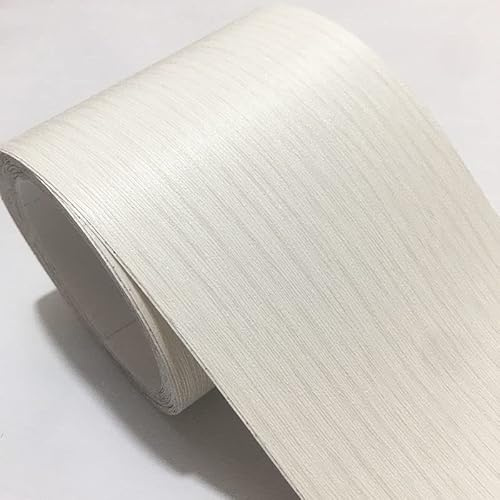 VisitRyl Selbstklebende Wandaufkleber Grenze 20cm X 500cm, TapetenbordüRe Selbstklebend BordüRe, Wasserdichte WandbordüRe FüR Zuhause BüRo Hotel Diy Dekoration Reis WeißE Linie