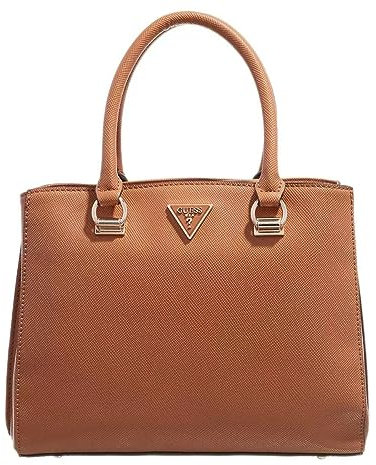 GUESS Eco Alexie Girlfriend Satchel Cognac