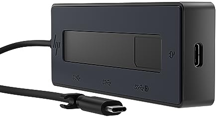 HP 4K USB-C Multiport Hub – Kompakter USB-C Hub mit 65W Power Delivery, 4K Display-Unterstützung, Multi-OS Kompatibilität, Nachhaltiges Design, Schnellladefunktion, Schwarz