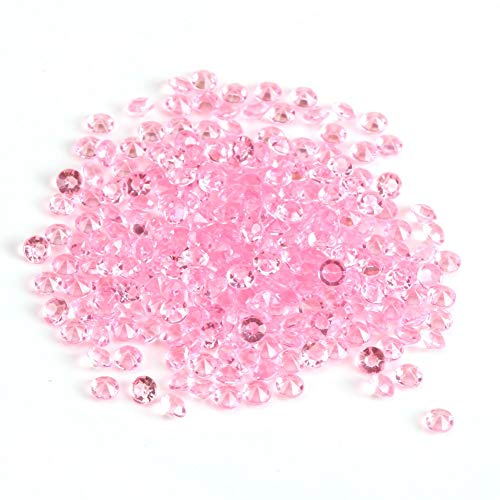 1000 Stück Wasserkugeln 4.5mm Acryl Perlen Vasenfüller Hochzeit Party Deko Brautdusche DIY Kristallsteine Dekoperlen (Rosa)