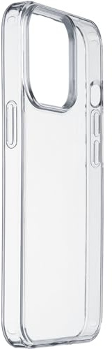 cellularline - Clear Strong - iPhone 15 - Custodia Rigida con Bordi in Gomma - Anti-Shock Protegge da Urti e Cadute - Compatibile con Ricarica Wireless - Contiene Materiale Riciclato - Trasparente