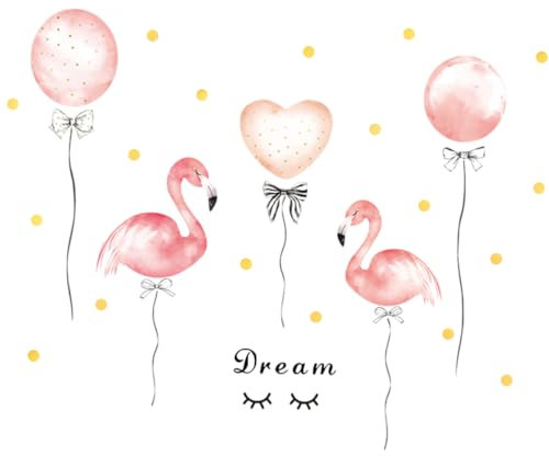 Veemoon Wandaufkleber Für Schlafzimmer Flamingo Design Selbstklebend Pvc Abnehmbar Für Wände Türen Glas Schränke Geräte Tapete Für Zuhause