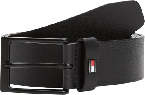 Tommy Hilfiger Ceinture fixe pour homme, Black, 110