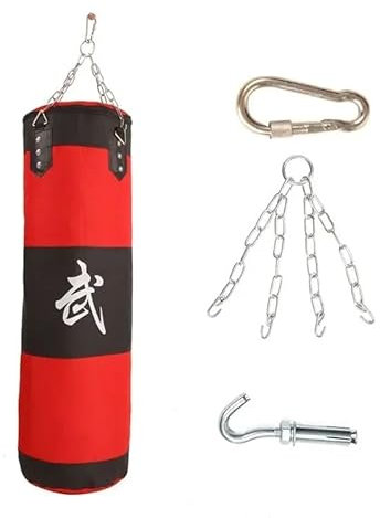 DUANSIYU Boxsack Stehend Haken Leere Boxen Gym Tasche Sand Kick Robust Hause Stanzen Hängen Sandsack Für Boxsack Erwachsene(80CM Hollow Model)