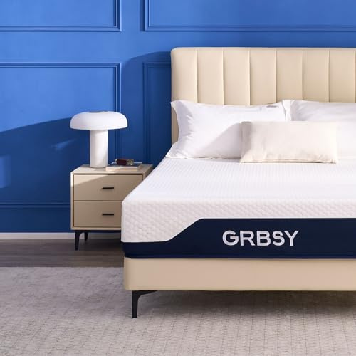 Grbsy H5 Matratze, Kaltschaummatratze mit EIS-Seide-Bezug, kühlender Gel- und Bambuskohleschaum, 7-Zonen Komfort, Oeko-TEX & CertiPUR-US Zertifiziert, 120 Nächte Probeschlafen, 140x200x26cm