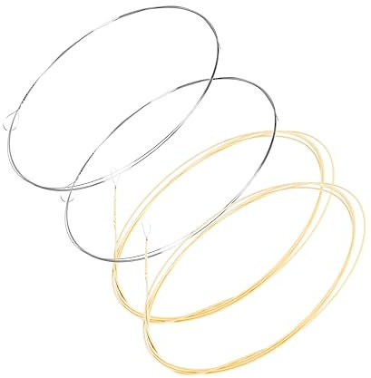 JOINPAYA 1 Satz Stahl Banjo Saiten Hochwertige Ersatzsaiten für Banjo Instrumente Langlebige und Robuste für Musiker für Anfänger und Profis