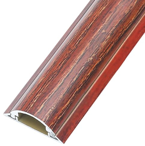 Unikicool Passe Câble Sol Protège,Guide câble au Sol Semi Circulaire,Cache câbles en métal au Sol,Cache Fil Électrique Auto Adhésif,Flexible,Évitez Les Risques,pour Résidentiel,Bureaux Plus