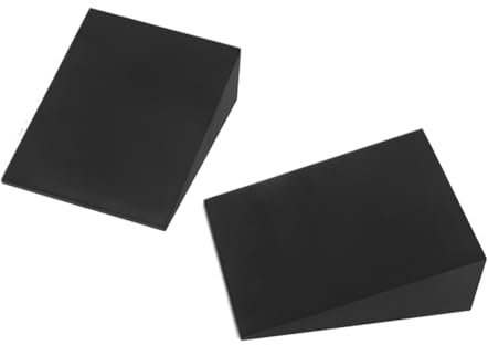 Bosiyrggrl 2 Pezzi di Blocchi A Cuneo per Yoga, Blocchi A Cuneo per Yoga in Eva, Tavole Inclinate per Esercizi, Blocchi per Yoga, Cunei per Pilates, Squat, Accessori per Il Fitness