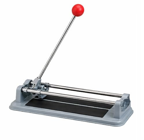 Fliesenschneider 400mm | Fliesenschneidmaschine mit Wolframkarbid Klinge und rutschfester Auflage
