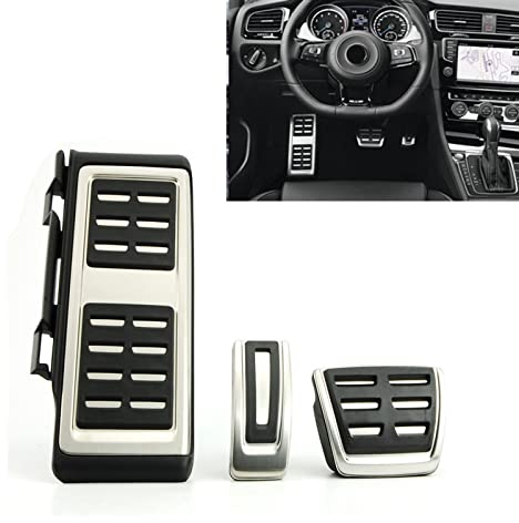 delstahl Fußstütze Pedale für A3 8V S3 RS3 Golf 7 VII Pedals Cover
