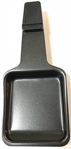 Spring RACLETTE8 FUN, raclettepannor 2 st, 10,5 × 9 cm, ersättning raclettepanna lämplig för vår RACLETTE8 rolig racletteapparat, non-stick tätning, plasthandtag, raclette-grill