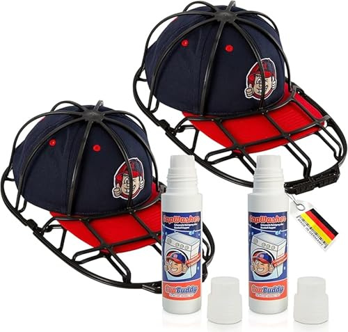 Cap Buddy Black Edition Cap Cleaner Set – Premium Baseball Cap rengöringsmedel för dina baseballkepsar inklusive spray, borste och duk