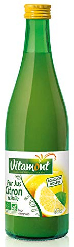 Vitamont - Pur Jus De Citrons Bio 50Cl - Vendu par unité