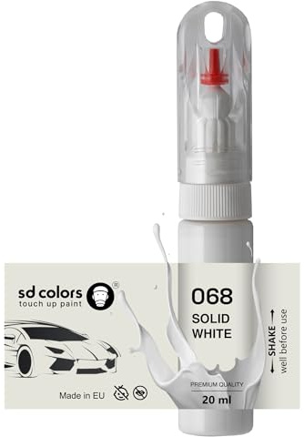 SD COLORS Pennello per ritocchi bianchi 068, 20 ML, per la riparazione dei graffi (just paint)