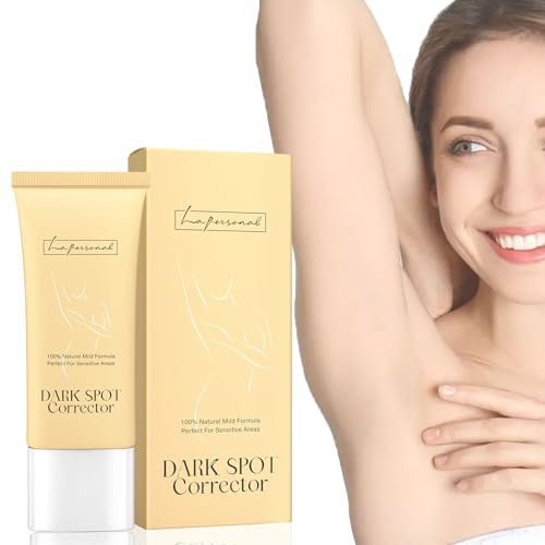 Crema Macchie 60ml, LA.PERSONAL Crema Idratante Antimacchi, Anti Pigment per ascelle, ginocchia, gomiti, linea bikini privata, interno coscia & glutei, Cream Antimacchia Per Tutti i Tipi di Pelle