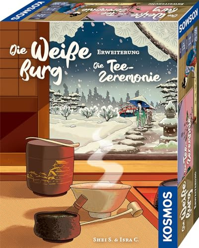 Kosmos Die Weiße Burg - Erweiterung: Die Tee-Zeremonie | Kennerspiel mit Solo-Spielvariante, für 1-4 Spieler ab 12 Jahren