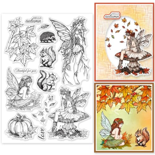 GLOBLELAND Herbst Meerestier Cling Stamps Meeresschildkröte Haftstempel Koralle EVA Gummi Stempel Für Die Kartengestaltung Fotoalbum Papierbasteldekor DIY Scrapbooking