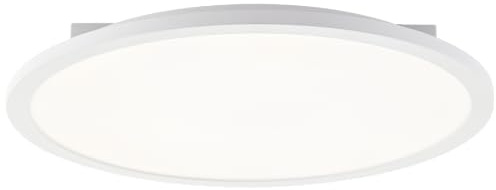 Lightbox LED Aufbaupaneel | Ø 42 cm | dimmbares Wand- & Decken-Panel mit | LED Aufbaupaneel | Ø 42 cm | dimmbares Wand- & Decken-Panel mit weißem Rahmen & Fernbedienung & CCT | warmweiße bis