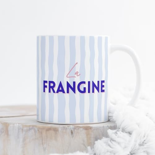 Générique Mug Soeur, La Frangine – Tasse en Céramique 33cl – Idée Cadeau Originale et Humour pour Sœur, Amie, Collègue – Petit Déjeuner, Pause Café ou Thé
