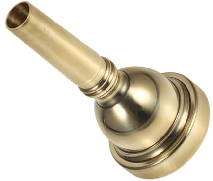 DECORNIJIA Boquilla para Trombón de Aleación de Zinc Boca Metálica Resistente para Instrumento Musical Diseño Elegante para Rendimiento Profesional